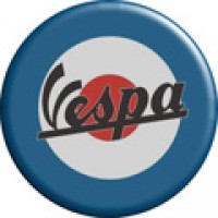 Vespa Target Pin Badge